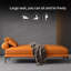Chaises longues simples confortables avec pieds en métal-106314649