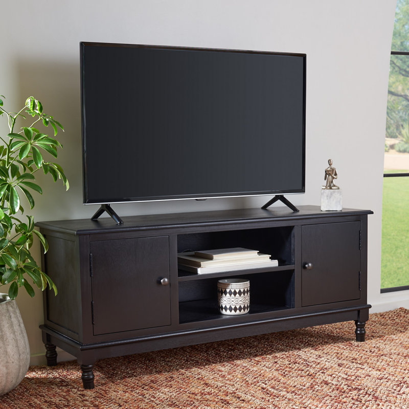 Unfinished TV Stand for TVs up to 55", Black