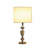 23.5" In Cale Cut-Crystal Modern Table Lamp