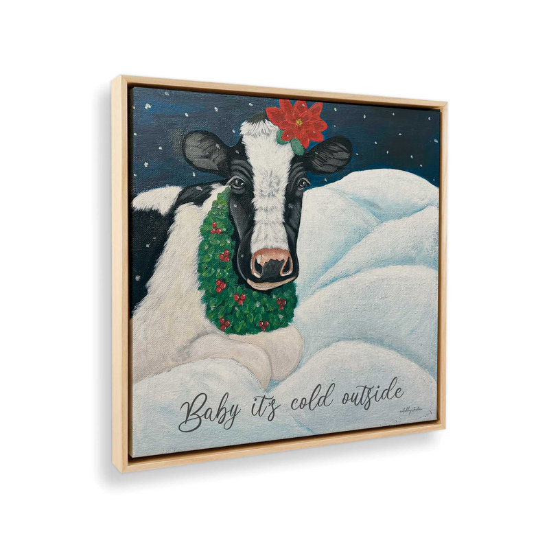 «Baby It's Cold Out» par Ashley Justice, reproduction d'art, Toile avec cadre, L 20 po x H 20 po, Érable