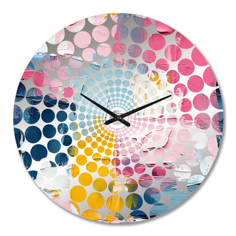 Domenic - Horloge murale abstraite, Très grand