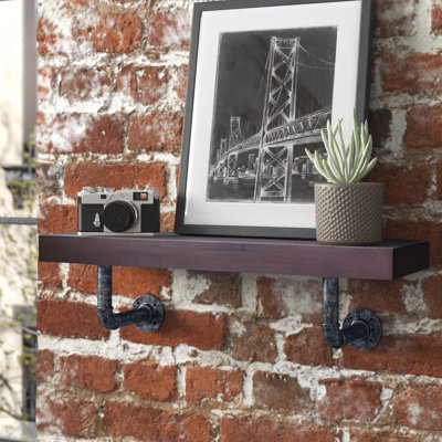 Hentrich Floating Pipe Wall Shelf