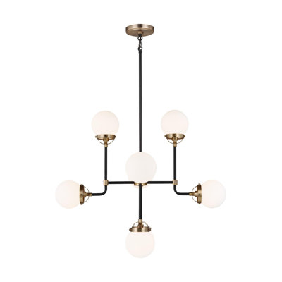Eight Light Small Chandelier