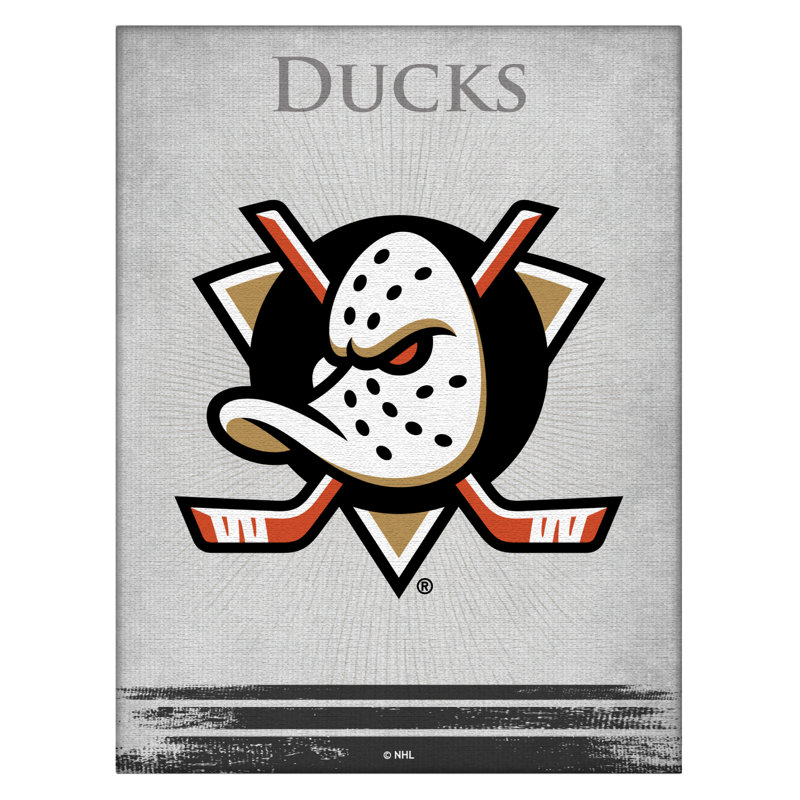 « NHL », impression sur toile, Anaheim Ducks, H 15 cm x l 20 cm