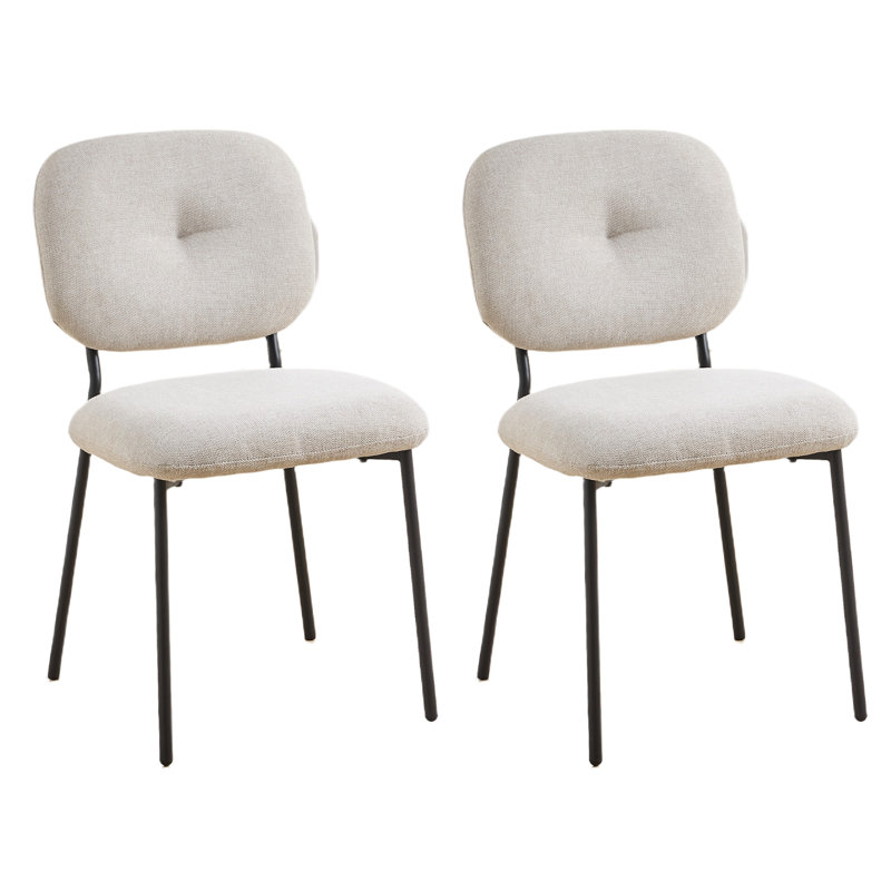 Chaises de salle à manger rembourrées Nerys