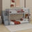 Imarah Kids Twin Over Twin Bunk Bed-783985637