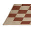 Tapis brun à carreaux lavable à la machine-1885945509