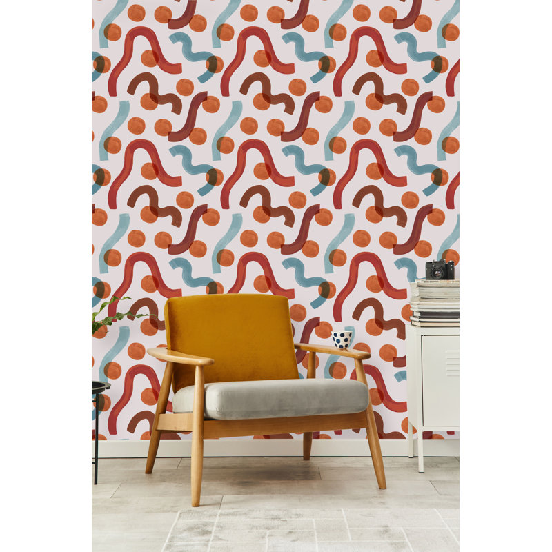 Panneau de papier peint Belin, L 18,75 po x l 25 po, Vinyle