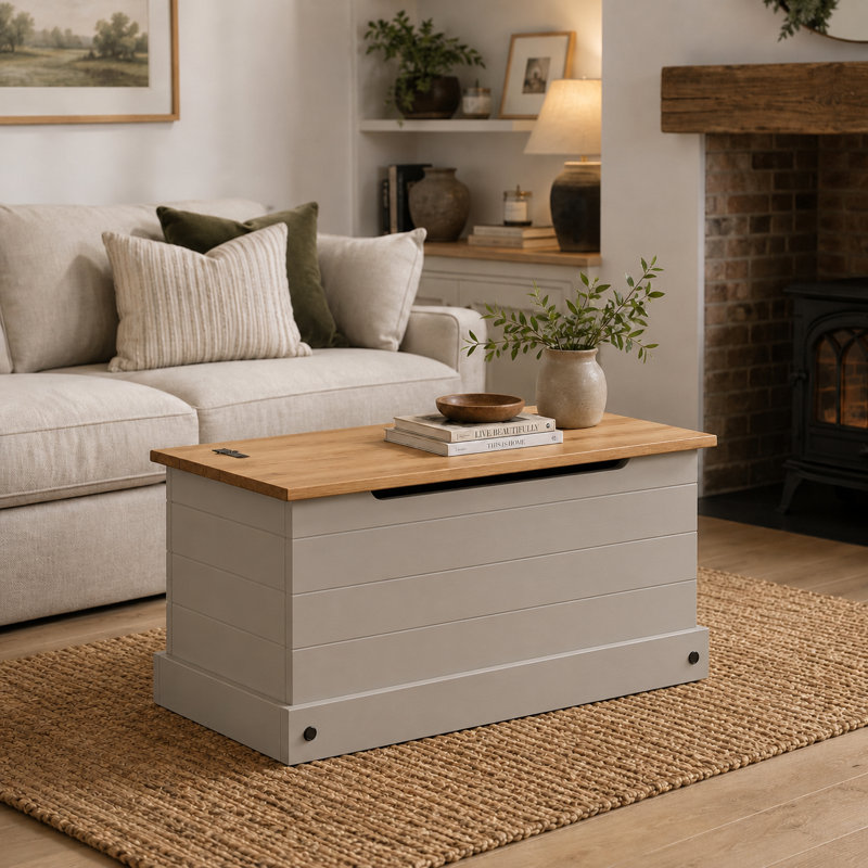 Ridgedale Blanket Chest Solid Wood