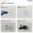 4-Piece Bathroom Hardware Set With Double-Rod Towel Bar, Towel Ring, Robe Hook & Toilet Paper Holder-119881975
