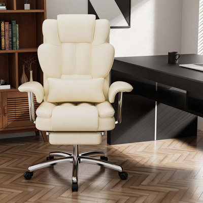 Fauteuil de direction avec repose-pieds