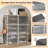 Modular DIY Plastic Shoe Storage Cabinet with Doors, 6-Cube Portable Shoe Organiser, Space-Saving for Hallway, Bedroom & Living Room-1508324882