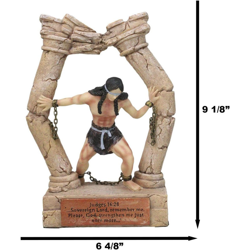 Figurine Judeo Christian Book Of Judges Samson