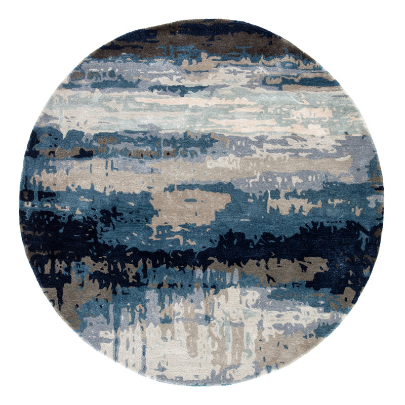 Fairmount Abstract Indoor Rug, Round 6'