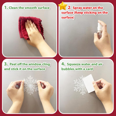 Autocollants de Noël pour fenêtres, 9 feuilles blanches, motifs rennes, flocons de neige, Père Noël, sapins et bonhommes de neige. Décorations de Noël pour la maison et les fêtes.