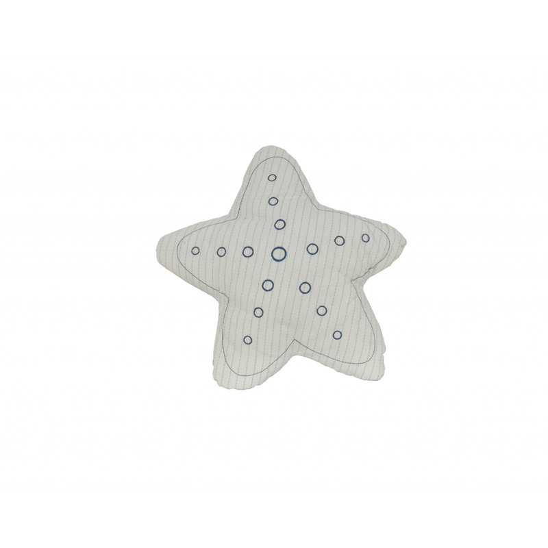  Three Dimensional Star Shaped Pillow, White