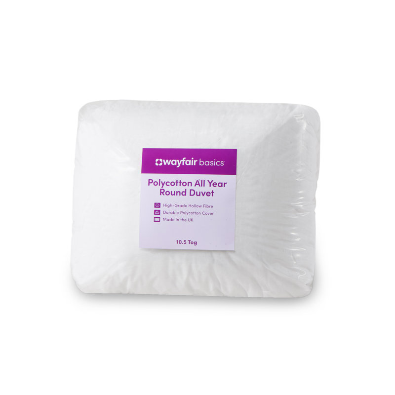 All Seasons Long Life Hollow Fibre Duvet 10.5 Tog, Kingsize