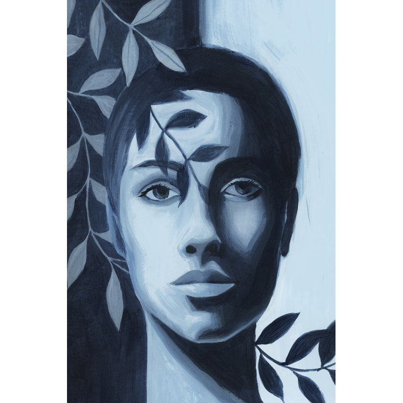 Winking Shadow III by Grace Popp - Painting Print, 122 cm H x 81 cm W, Black Floater Framed
