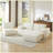 3-Seater Modern Chenille Upholstered Sofa Couch Beige