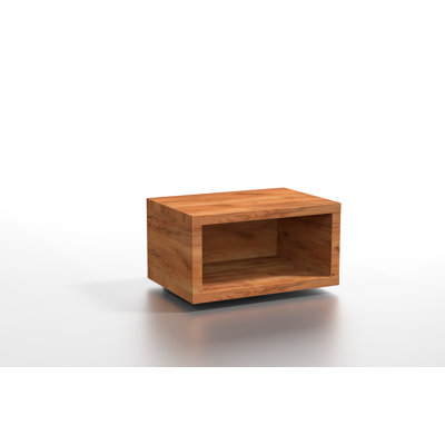 McCallie 50cm W Solid Wood Bedside Table