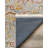 Axel Collection Digital Print Cotton-Polyester Beige Colorful Floral Rug-1643893028
