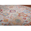 Tapis rond en laine fabriqué à la main 9 x 9 po Oushak