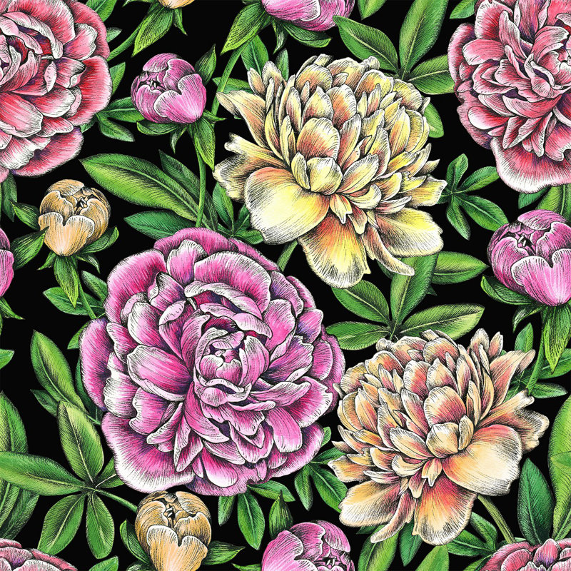 Peel & Stick Wall Mural, 10.42' W x 10.42' L