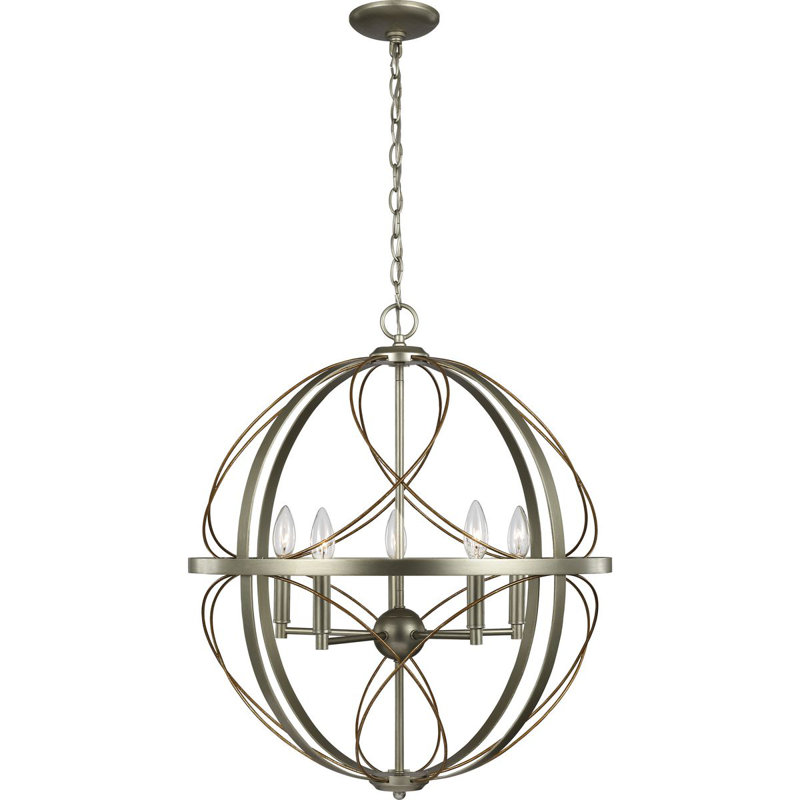 Stacy 5 - Light Single Pendant, Silver