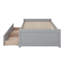 Lit plateforme simple avec rangement, lit de jour en bois d'hévéa massif avec tiroirs de rangement, cadre de lit d'angle, support à lattes en bois-1861575143