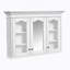 Armoire à pharmacie 40 "avec miroir, armoire de rangement pour salle de bain avec porte miroir et tablettes, armoire de salle de bain murale avec portes en verre