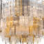 Shaurya 16 Light Aged Brass Flush Mount-2068025916