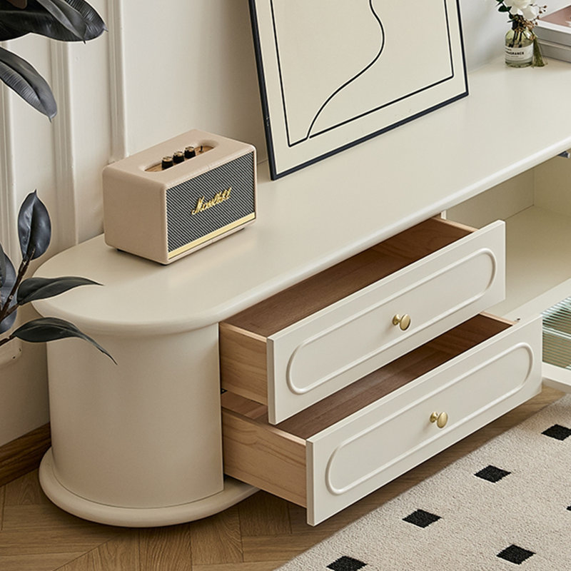 Meuble télé avec rangement French Arch Colonne, H 16,53 po x L 78,74 po x l 15,74 po