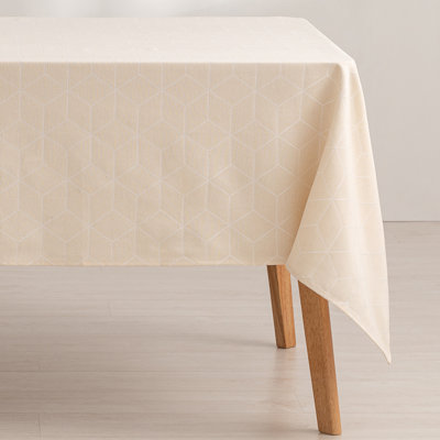 Heslington Geometric Cotton Tablecloth