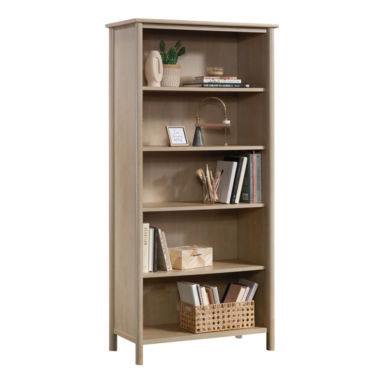5-Shelf Bookshelf, Brown Finish
