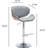Modern Contemporary Swivel Walnut Bentwood Lift Adjustable Height Bar Stool With Curved Seat And Back  (No Including  Table)-416982274