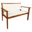 Ensemble de mobilier d'extérieur 4 pièces Ejnar en bois d'acacia massif