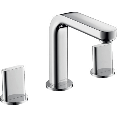 Metris Widespread Bathroom Faucet with Drain Assembly
