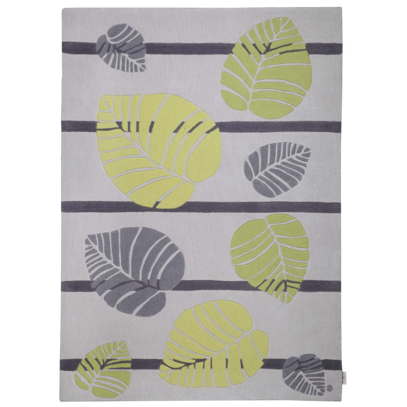 Tufted Grey Rug, 65 x 135 cm