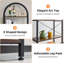 180cm H x 60cm W Metal Bookcase-601323827