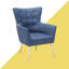 Asa Upholstered Wingback Chair-20016951