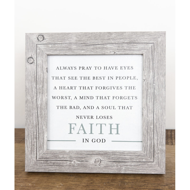 " Always Pray "