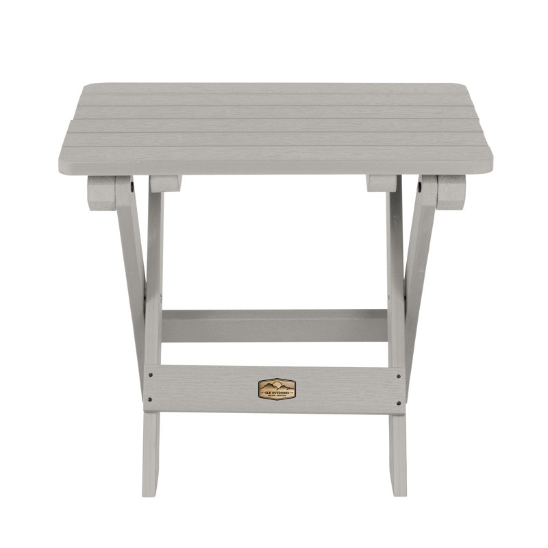 Newberg Rectangular Yes Outdoor Side Table , 20 " W 13.75 " D, Harbor Gray
