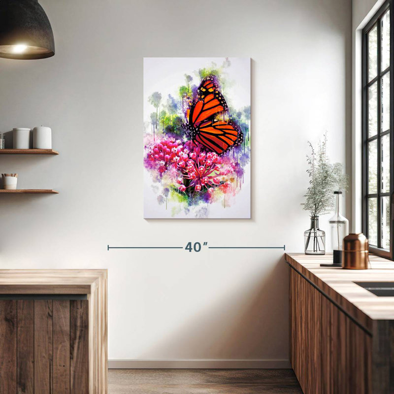 Brampt Garden Monarch Butterfly, 36" H x 24" W