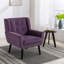 Chaise d'appoint avec pieds noirs pour la maison d'intérieur-686434