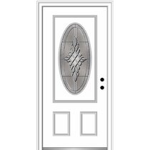 Glass Oval Lite Exterior Doors You'll Love - Wayfair Canada