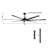 100" Industrial Extra Large Aluminum Blades HVLS Commercial Ceiling Fan with Remote Control, 6-Speed Reversible DC Motor Ceiling Fan without Light for Warehouse/Garage/Shop/Gym-1107146833-1123892362