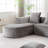 Modular Sectional Sofa with L-Shape Chaise-2064396428