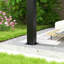 Pergola à persiennes 8640E avec cadre en aluminium 10 x 19 pi et persiennes en acier-123203385