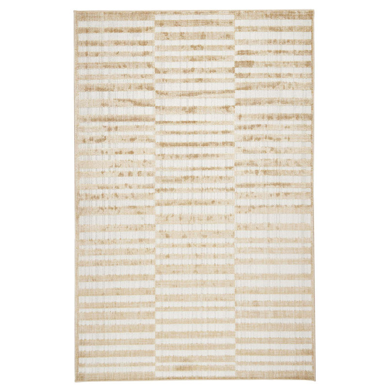 Khamchand Stripes Area Rug, Rectangle 8'10" x 11'10"