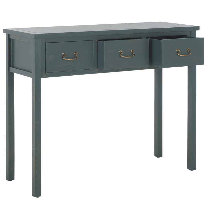 Vinea 39.4'' Console Table, Dark Teal